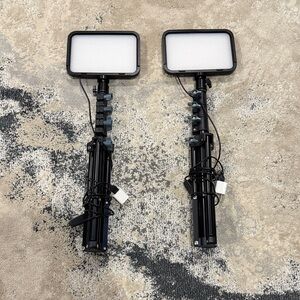 Dual LED Photography Lights